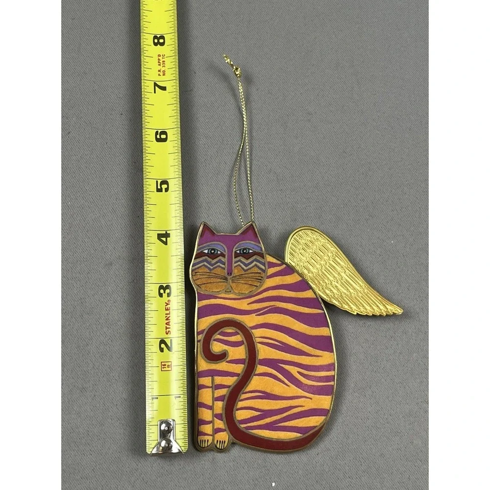 Laurel Burch Christmas Ornament Angeli-Cats MARIA Bradford‎ Cat Angel Porcelain
